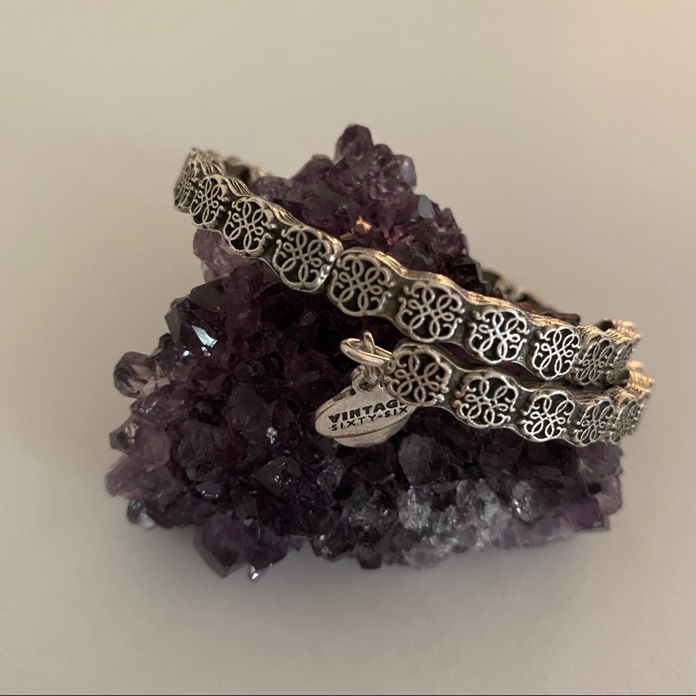 Alex and Ani Silver Path of Life Wrap Bracelet